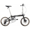 Dahon Mini 349 D9 Disk 16 Jant Katlanır Bisiklet Siyah