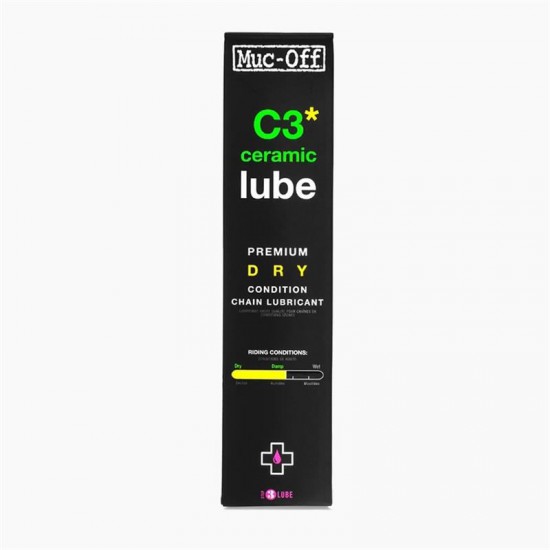 Muc-Off C3 DRY Ceramic Lube Zincir Yağı 120ml